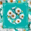 Turquoise Daisy Glow