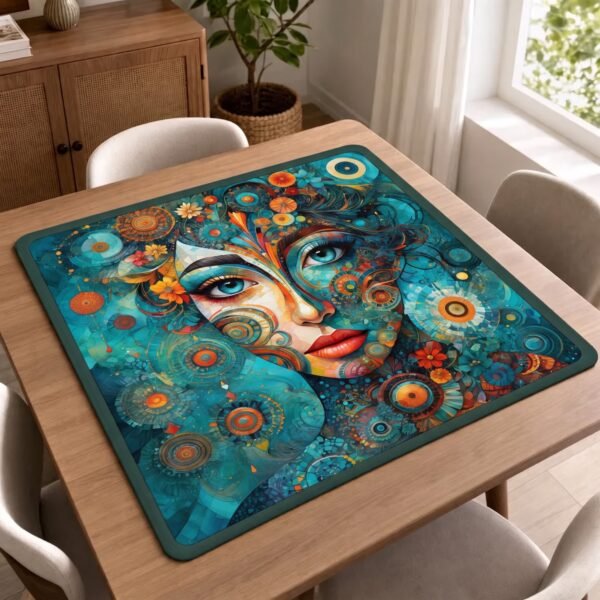 Teal Mosaic Muse