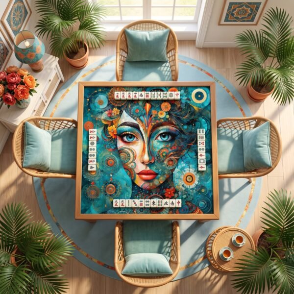 Teal Mosaic Muse