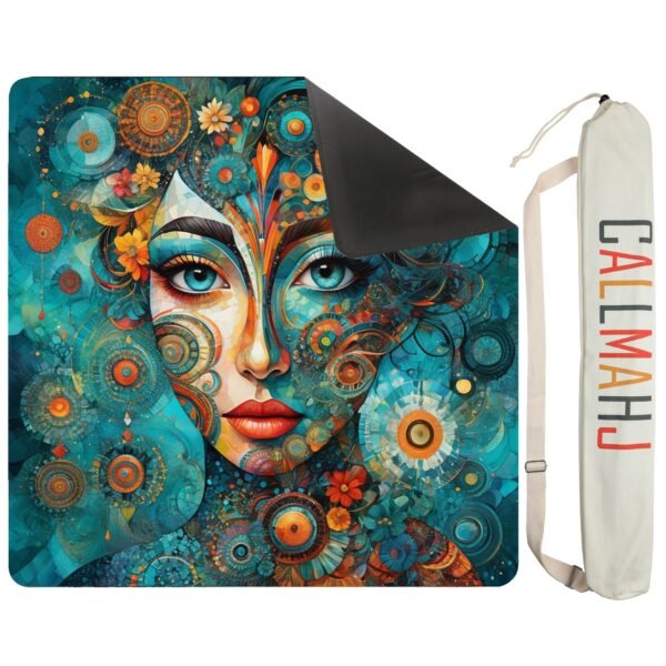 Teal Mosaic Muse