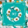 Turquoise Daisy Glow